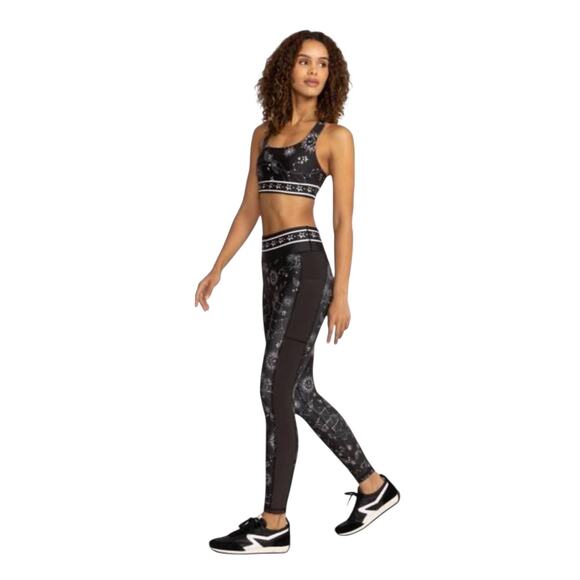 NWT! Johnny Was Bijou Bee Active High Waist Leggings w/ Pockets - Size XL - Picture 1 of 9